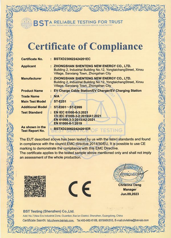 CE Certificate