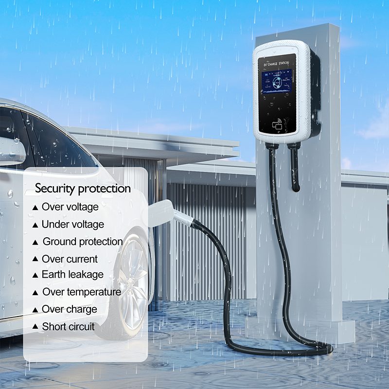 Commercial OCPP Smart Wallbox EV Charging station detail