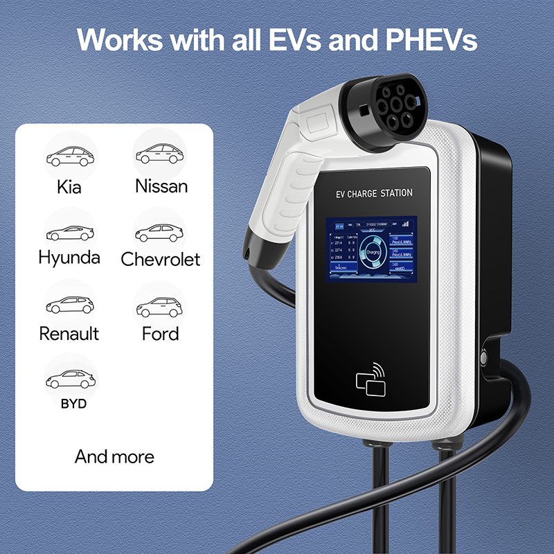 Commercial OCPP Smart Wallbox EV Charging station detail