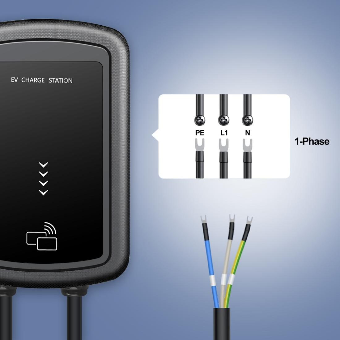 EV Charger Smart App with 32A 7kW Home Charging Station detail