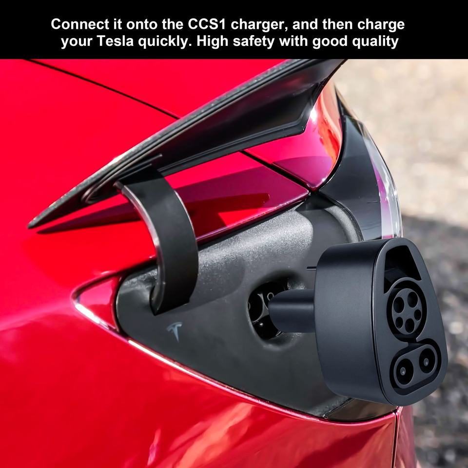 CCS 1 to Tesla Adapter Max 250KW DC Fast Charging CCS Adapter for Tesla Model Y/3/X/S Compatible with Level 3 Fast Charging Stations detail