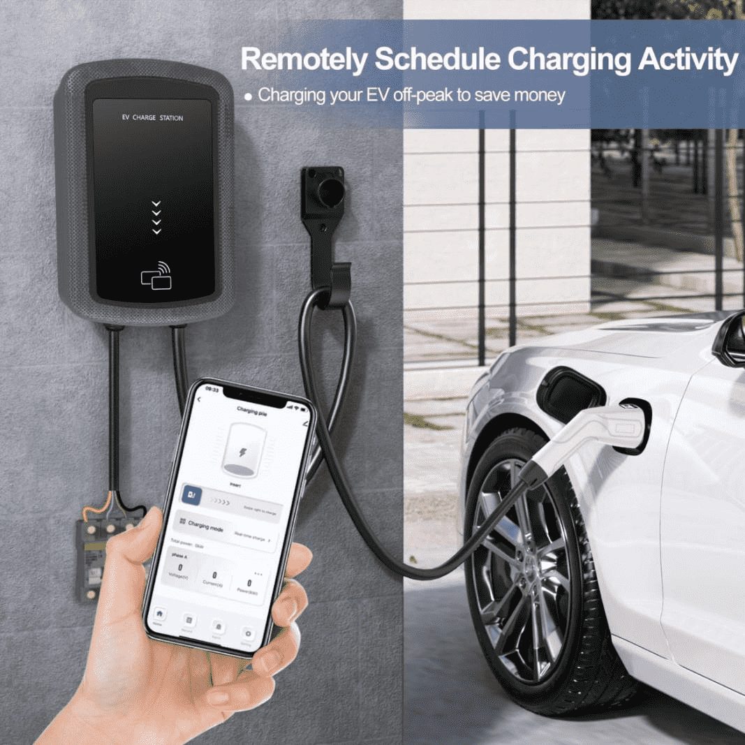 EV Charger Smart App with 32A 7kW Home Charging Station detail
