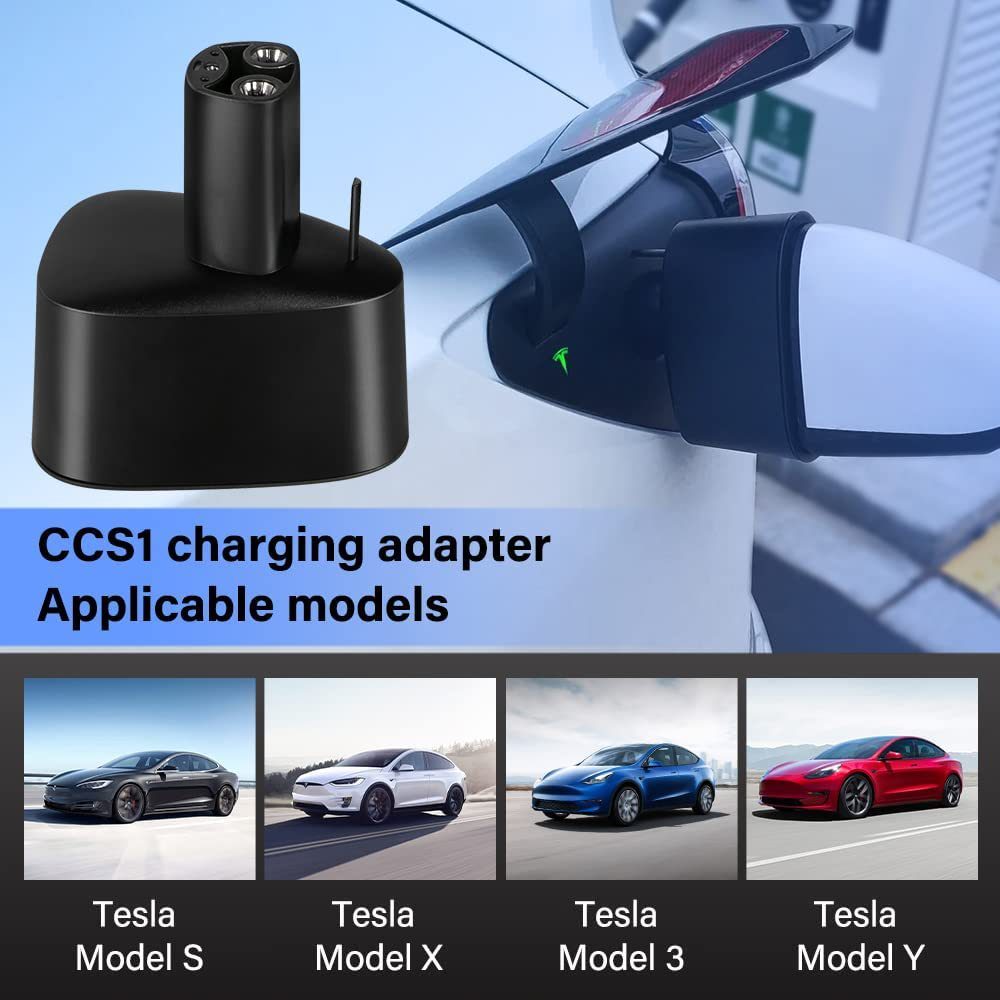 CCS 1 to Tesla Adapter Max 250KW DC Fast Charging CCS Adapter for Tesla Model Y/3/X/S Compatible with Level 3 Fast Charging Stations detail