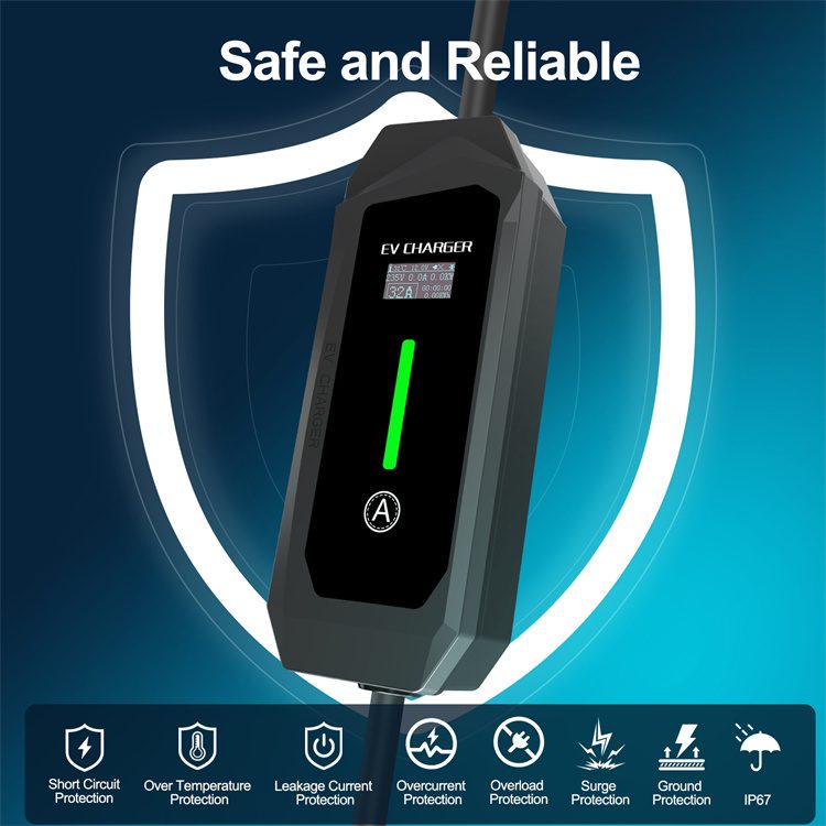 3.5kW GBT Portable Electric Car Charger for EV & PHEV with Free Carry Bag detail