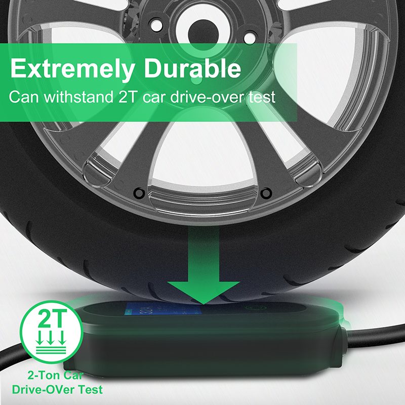 7KW GBT Portable EV Charger Supports Current Adjustable view 3