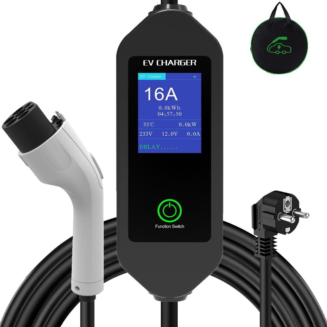 GBT 5M Adjustable Current Portable EV Charger