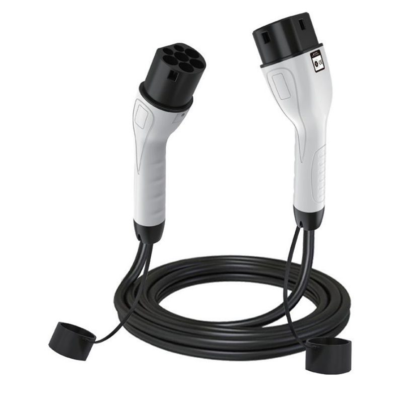 Type 2 EV Charging Cable 32A 7KW 1 Phase 5 Meter Electric Vehicle Car Plug-in Hybrid Type 2 to Type 2 Fast Charging Cable
