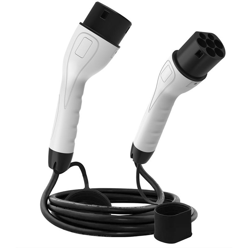 Type 2 EV Charging Cable 32A 7KW 1 Phase 5 Meter Electric Vehicle Car Plug-in Hybrid Type 2 to Type 2 Fast Charging Cable view 2