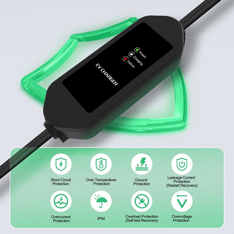 Competitive Price Electric Car Charger with LED Indicators view 2