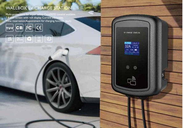 Multifunction Home Essential 1/3 Phase 7/11/22 KW Type 1 Wall-mounted EV Charging Station view 5