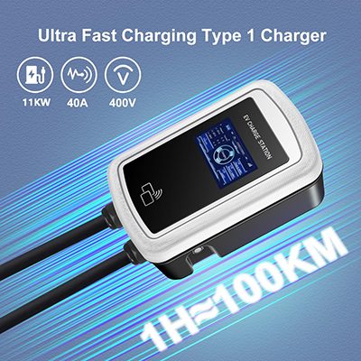 Level 2 EV Charger 40Amp Electric Vehicle Charging Stations view 5