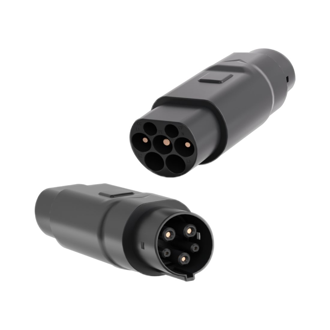 EV Charging Adapter 230V 7KW Thermoplastic Type 2 to Type 1 EV Charging Connector IP54 Protection 16A 32A view 6
