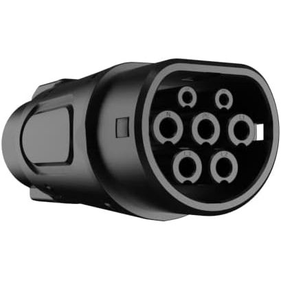 EV Charging Adapter 230V 7KW Thermoplastic Type 2 to Type 1 EV Charging Connector IP54 Protection 16A 32A