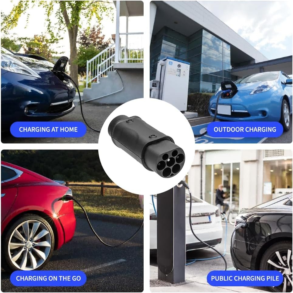 Type 2 to GBT EV Adapter 1Phase/3Phase Type 2 to GBT Conversion Connector Electric Vehicle Charging Adapter IEC 62196 to GBT view 6