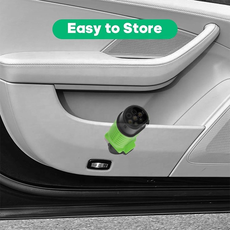Electric Vehicle Car Side Type2 to Schuko Socket V2L Adapter view 2